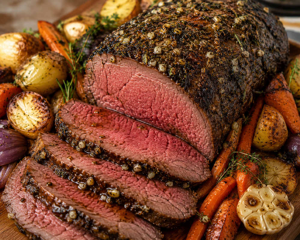 Garlic Topside Roast